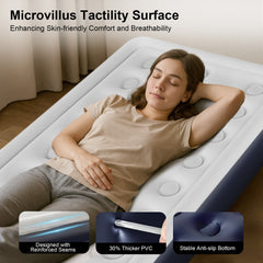 GVDV 13" Twin Air Mattress with Built-in Pump, Raised Inflatable Bed for Home & Guests, Quiet Surface Blow-up Mattress, Portable Air Bed, Colchón Inflable, Supports up to 560 lbs